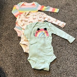 🛍️5for$15🛍️3-6mo Gerber onesies
